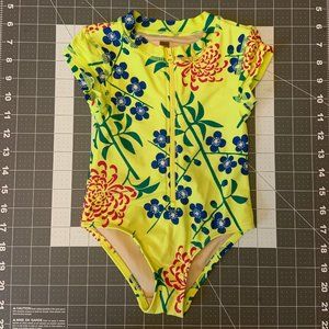 Yellow One-piece Swimsuit Tea Collection